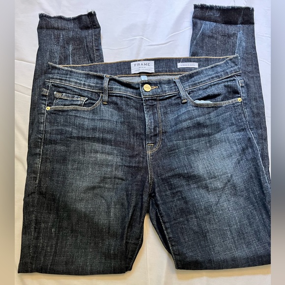 Frame Denim Le Skinny de Jeanne Distressed 31 - Picture 3 of 6